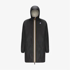 Veste longue fourrée Eiffel Orsetto 3.0 noire mixte K-Way