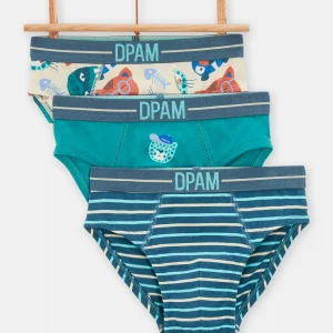 Lot de 3 slips fantaisies pour garçon