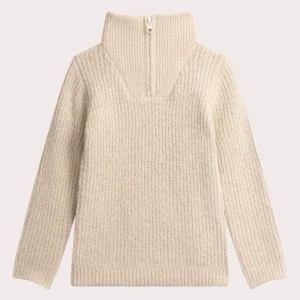 Pull col camionneur beige pour garçon
