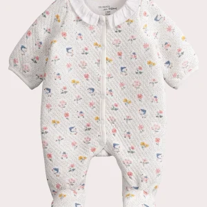 Grenouillère à imprimée moutons pour bébé fille