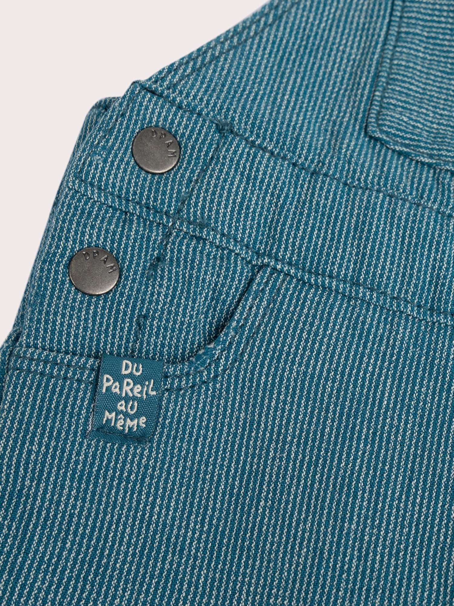 Salopette longue à rayures pour bébé garçon – Image 2