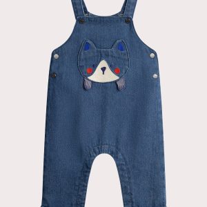 Salopette longue en denim pour bébé garçon