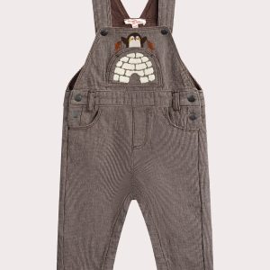 Salopette longue à animation pingouin pour bébé garçon