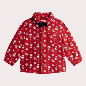 Chemise à imprimé hivernal pour bébé garçon