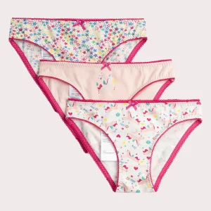Lot de 3 culottes à imprimé fantaisie pour fille