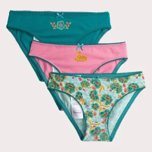 Lot de 3 culottes imprimées pour fille