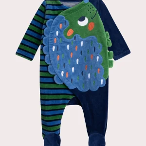 Grenouillere à animation hérisson pour bébé garçon