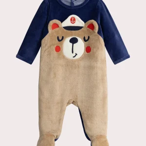 Grenouillere à animation ours pour bébé garçon