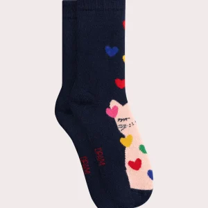 Chaussettes chaudes animation chat pour fille