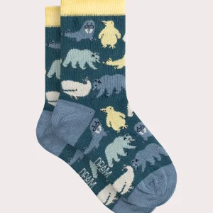 Chaussettes à motif animaux polaires pour garçon