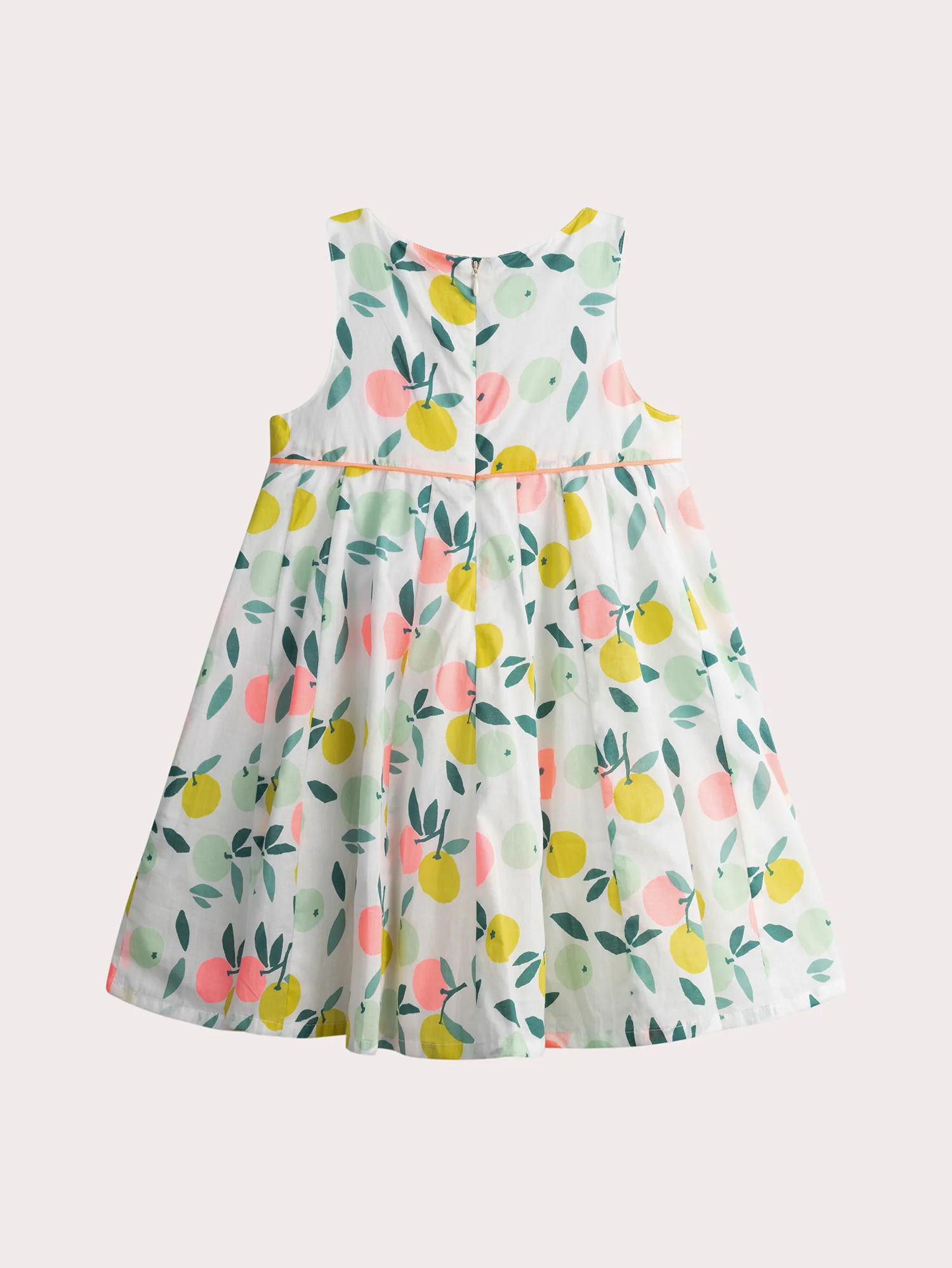 Robe à volume imprimée clémentines – Image 4