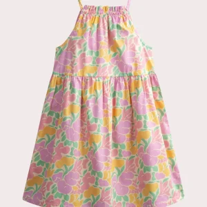 Robe imprimé fleurs à bretelles