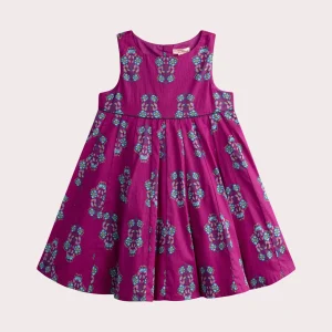 Robe rose imprimé psychédélique