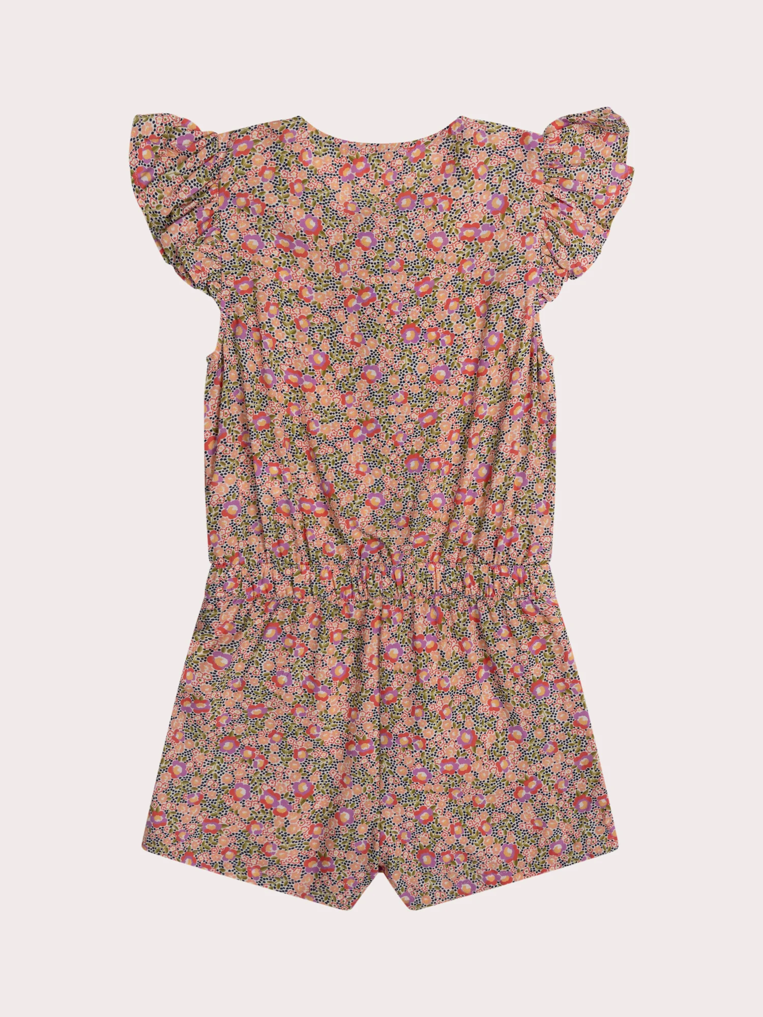 Combi-short fleurie en viscose – Image 4