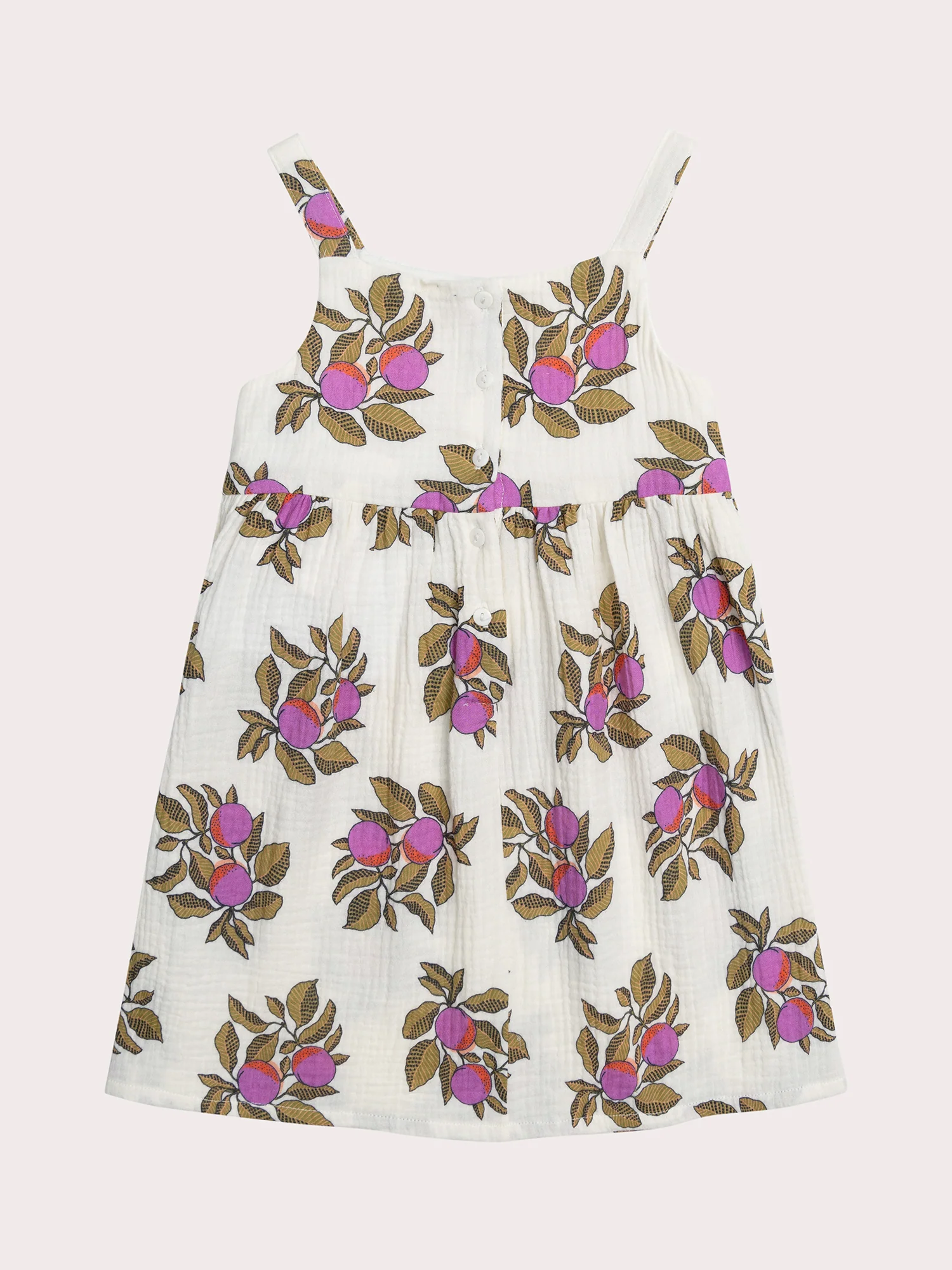 Robe écrue imprimée à bretelles – Image 5