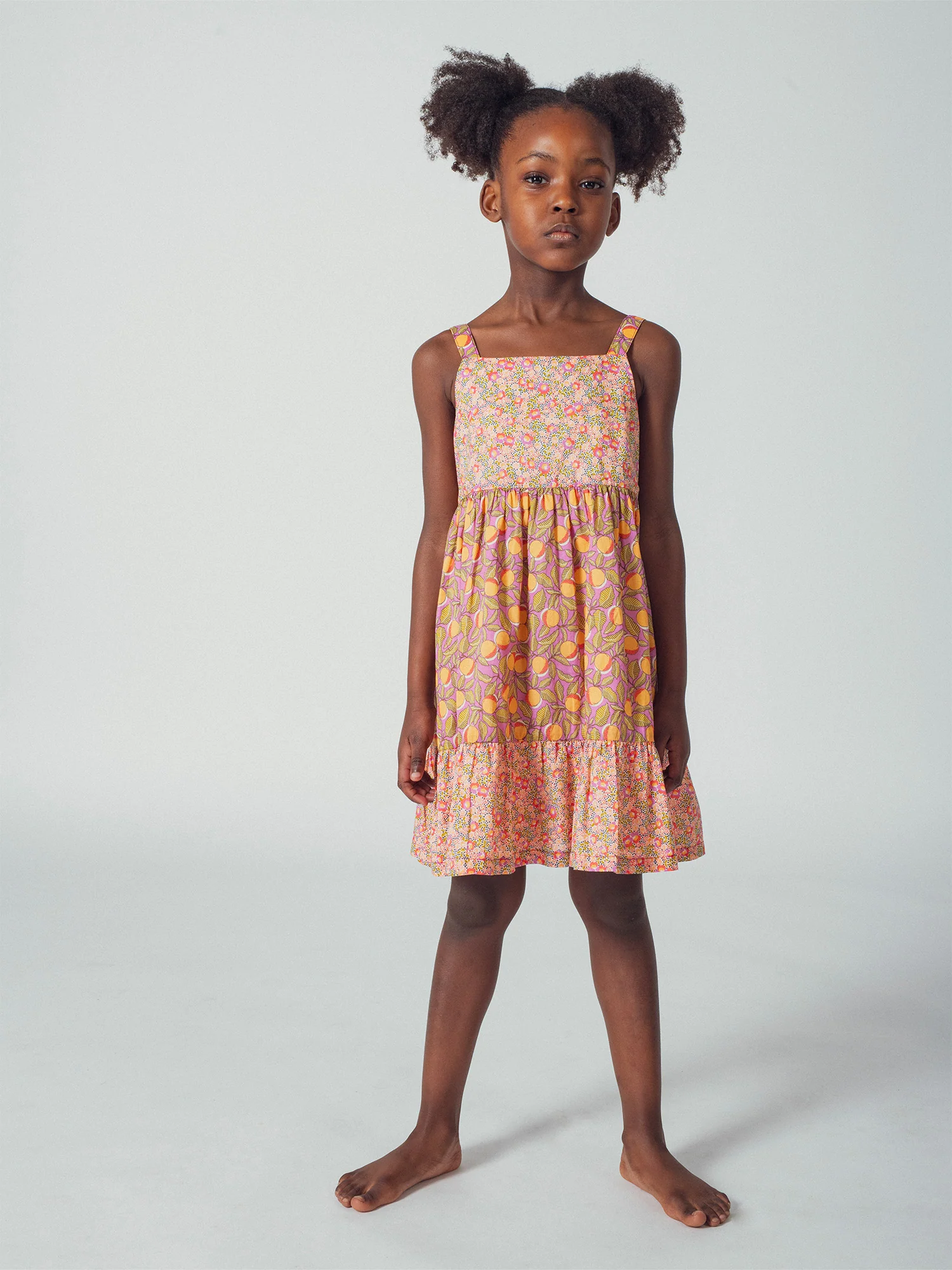 Robe bi-imprimée à bretelles – Image 2