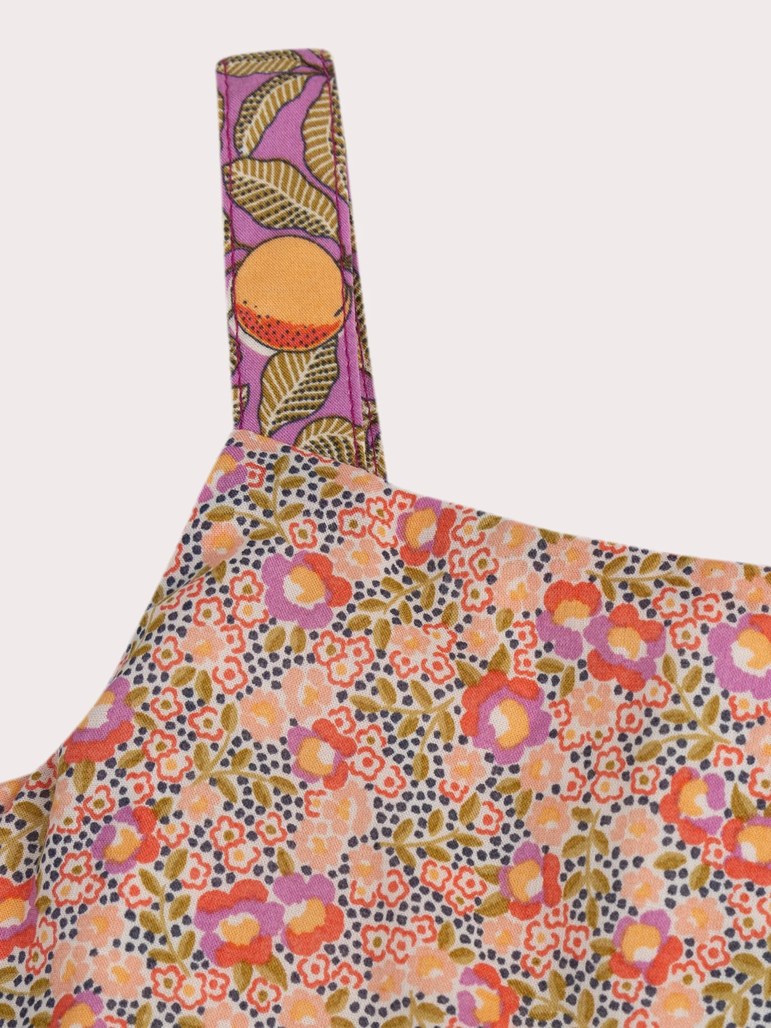 Robe bi-imprimée à bretelles – Image 3