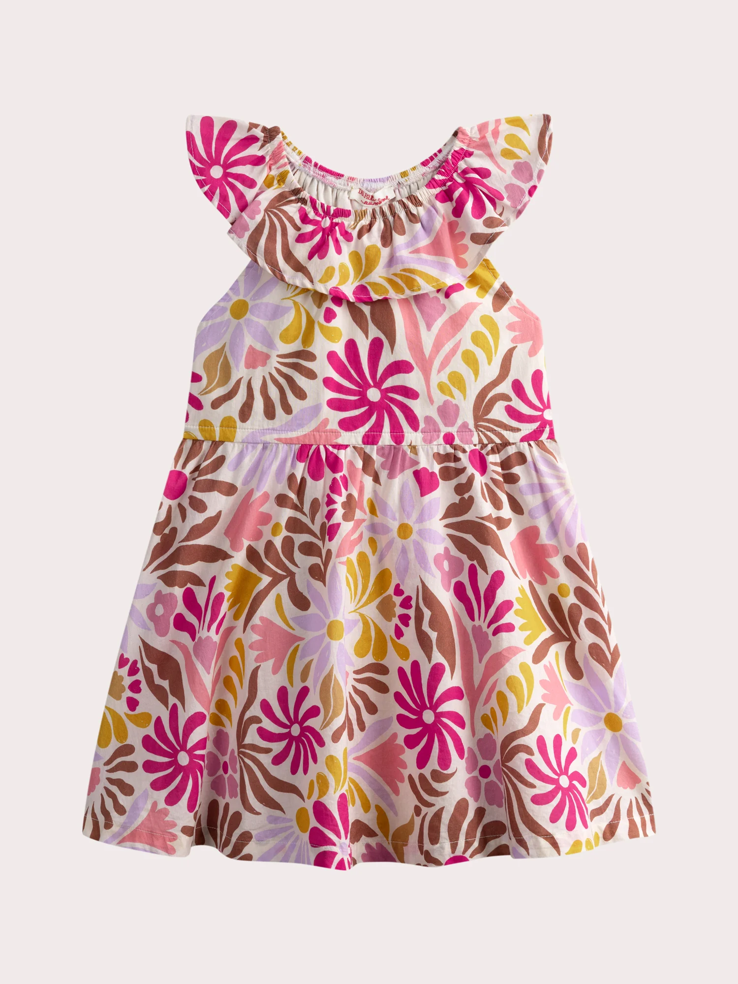 Robe à volume imprimé floral