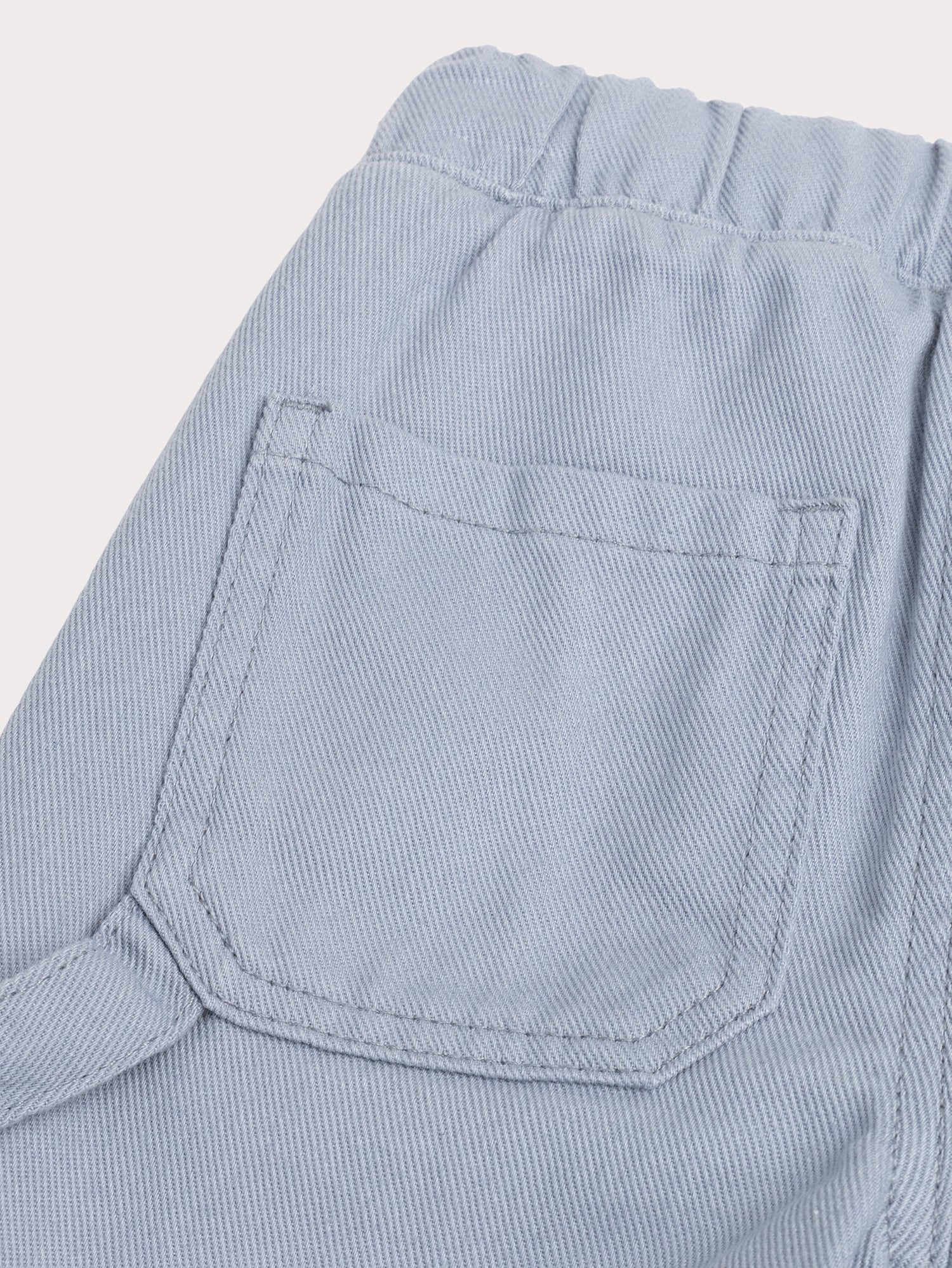 Pantalon bleu coupe daddy – Image 4