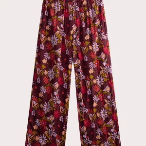 Pantalon fluide imprimé pour femme