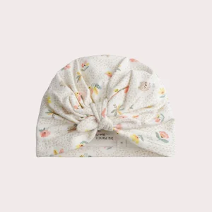 Turban imprimé pour bébé fille