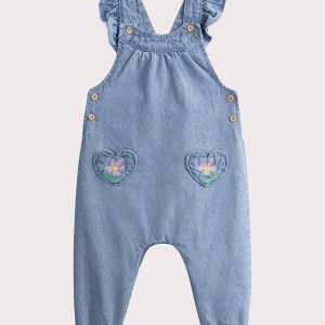Combinaison en jeans pour bébé fille