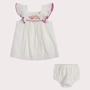 Robe péruche pour bébé fille