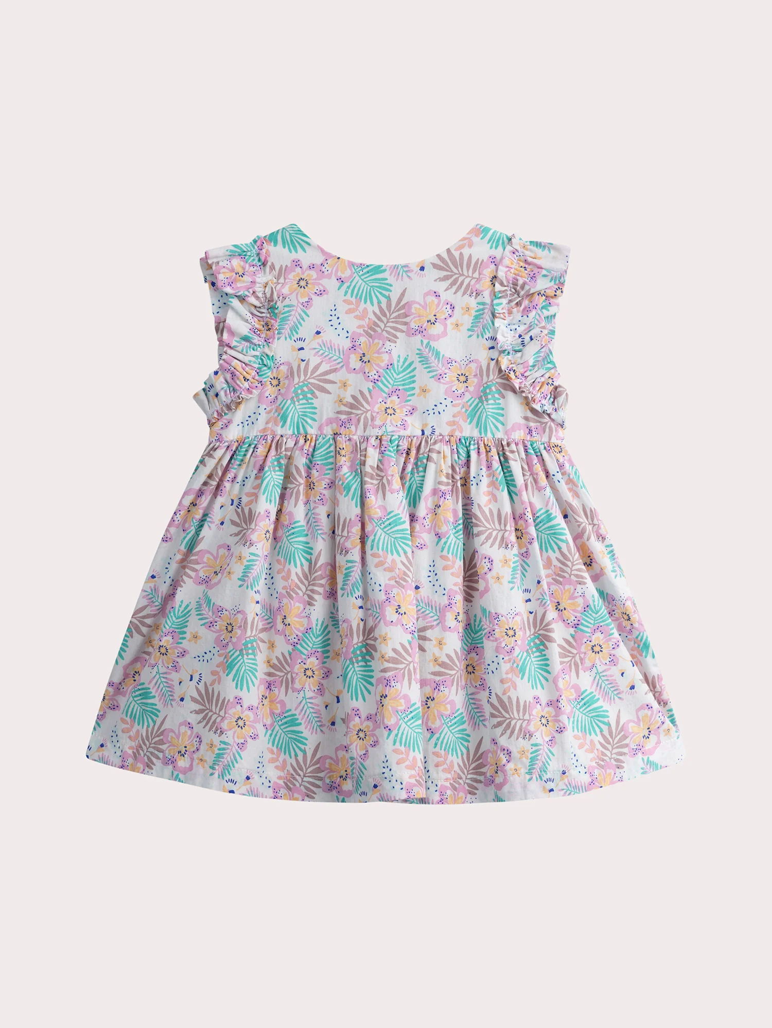 Robe fleurs exotique pour bébé fille – Image 6