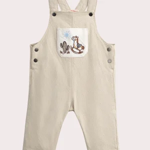 Salopette beigepour bébé garçon