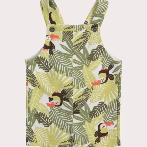 Salopette courte toucan pour bébé garçon
