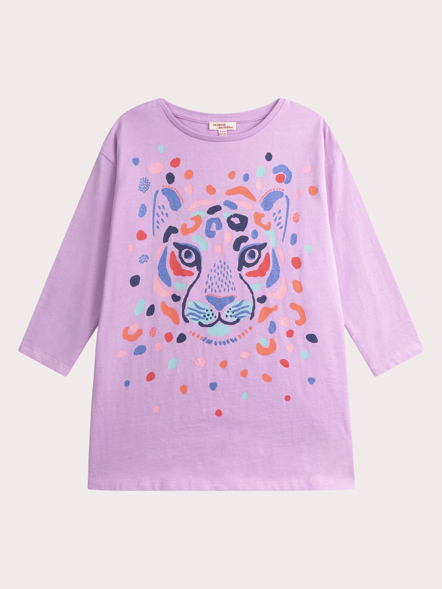 Chemise de nuit parme pour enfant fille – Image 3