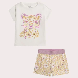 Pyjama léopard pour enfant fille