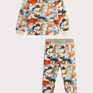 Pyjama écru dinosaure pour enfant garçon
