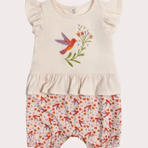 Grenouillere colibri pour bébé fille