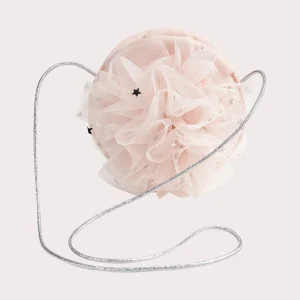 Sac rose à fleur tulle fille