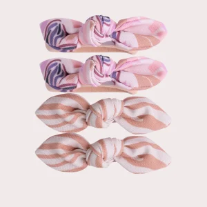 Lot de 4 élastiques à noeuds pour fille