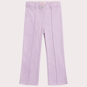 Pantalon violet large en twill
