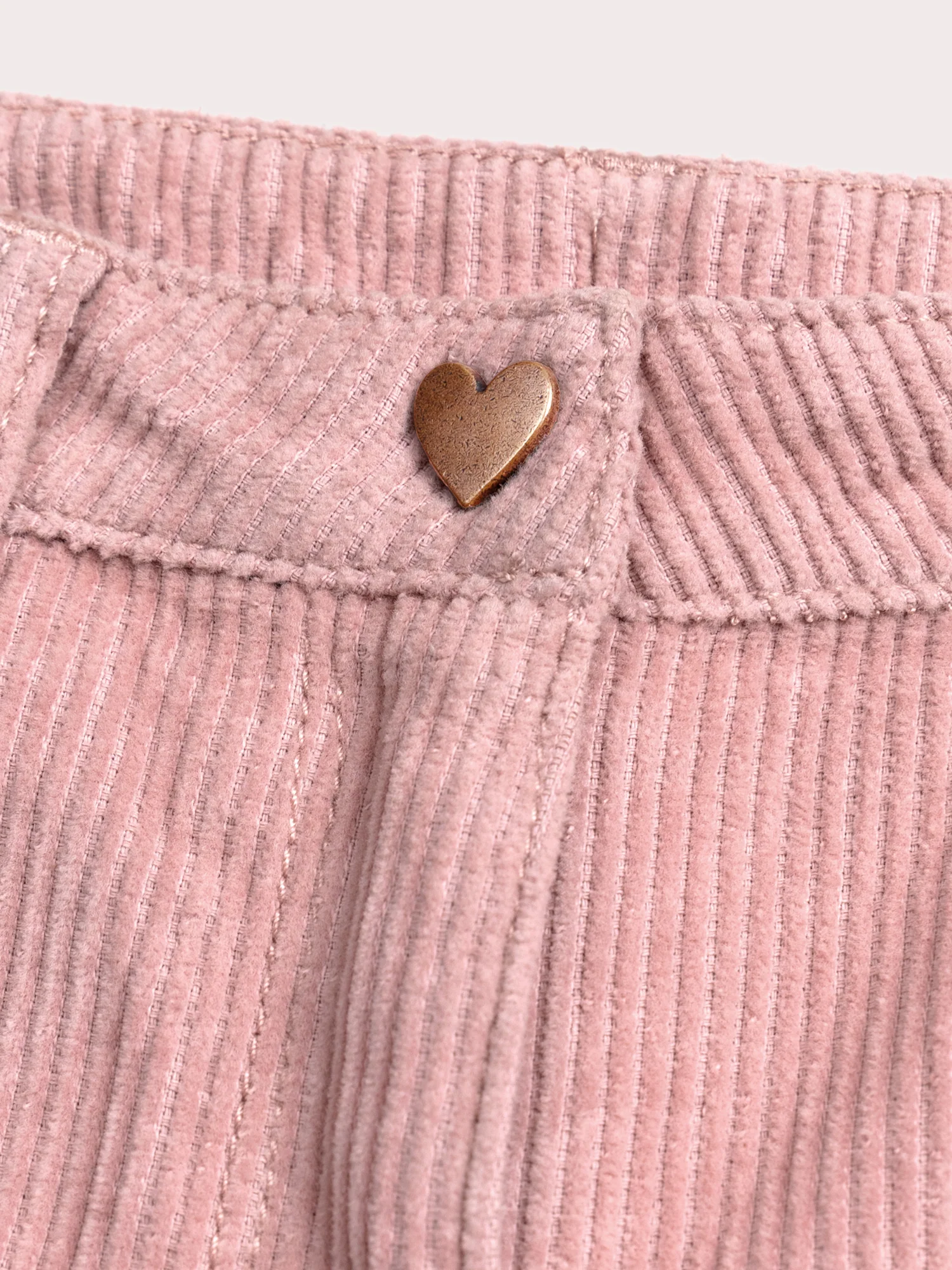 Pantalon rose en velours côtelé – Image 3