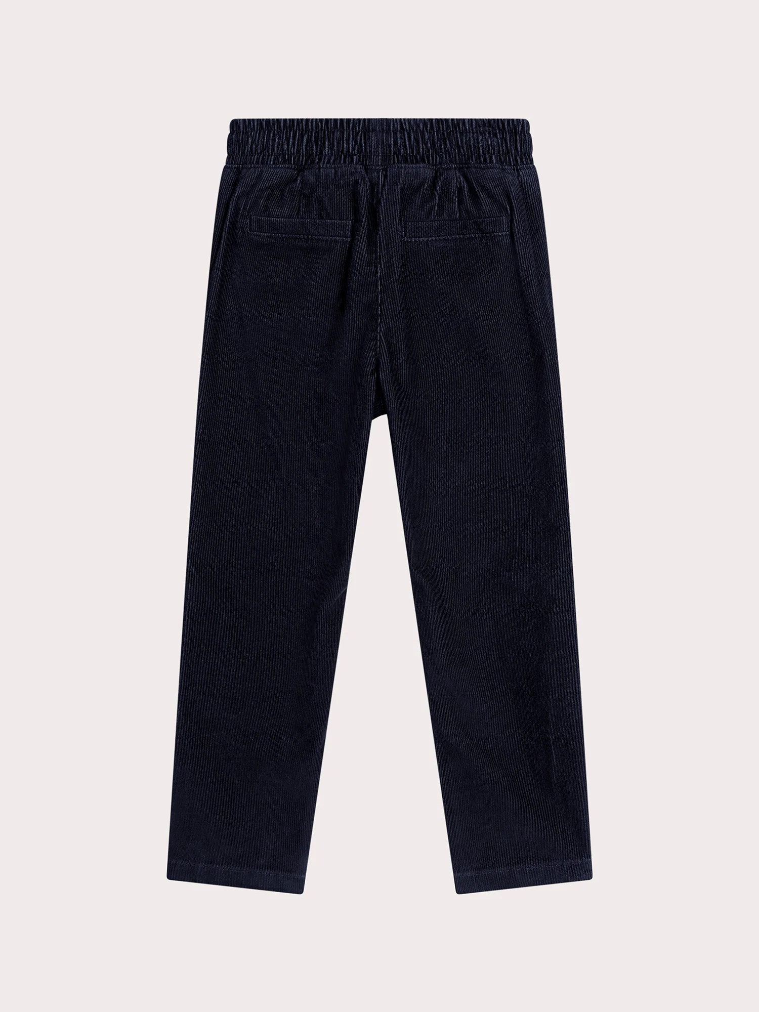 Pantalon bleu marine en velours milleraies – Image 4