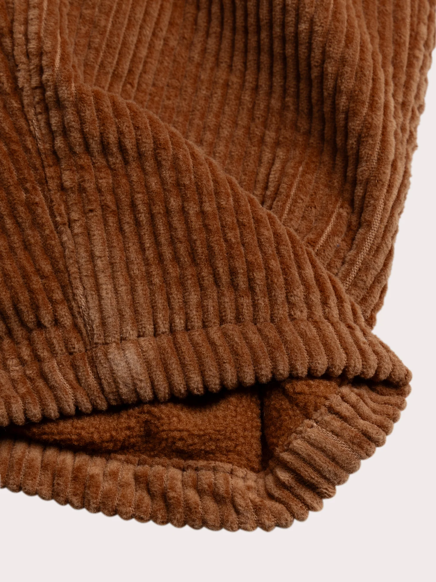 Pantalon caramel en velours côtelé double chaud – Image 3