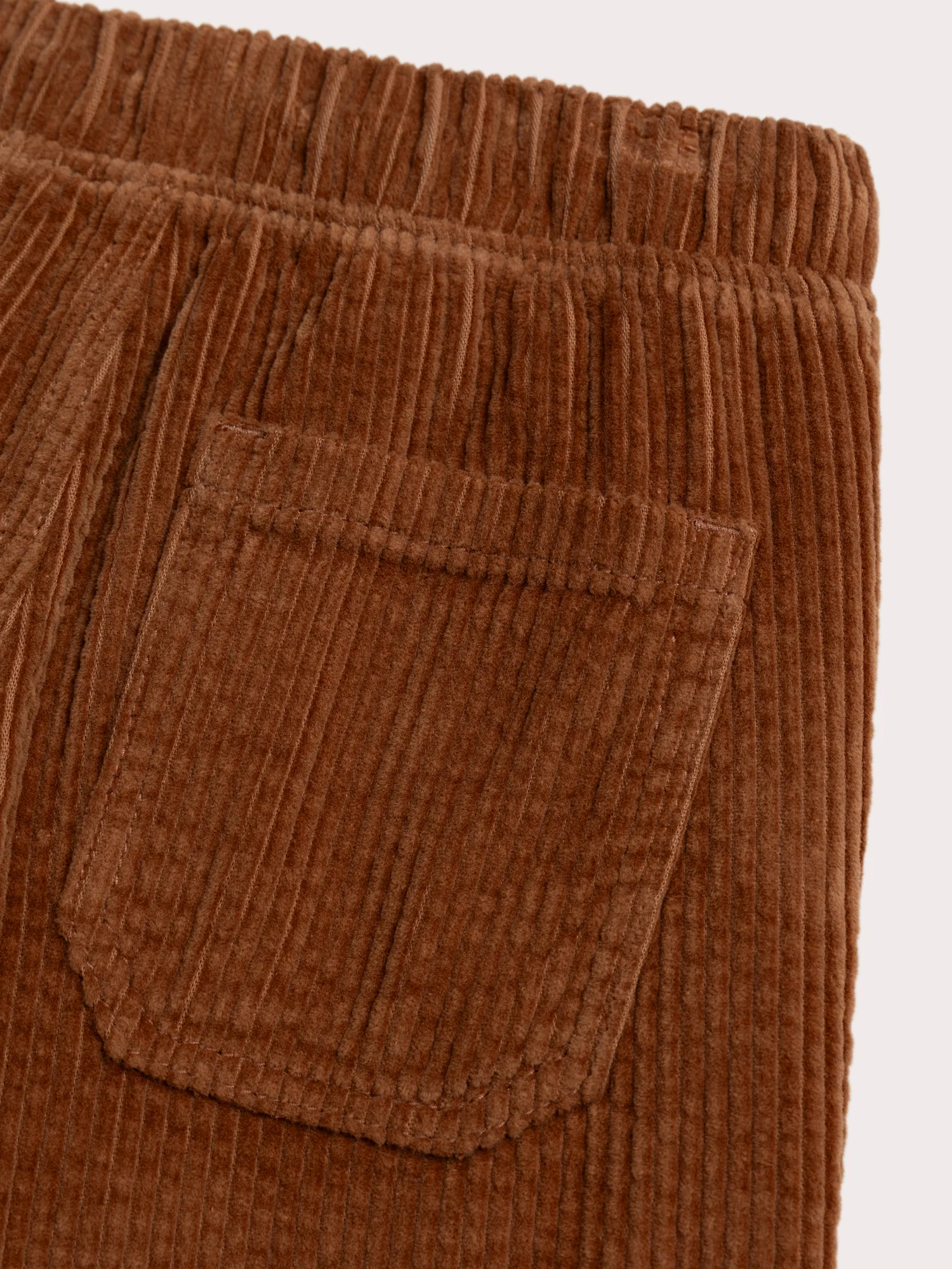Pantalon caramel en velours côtelé double chaud – Image 5