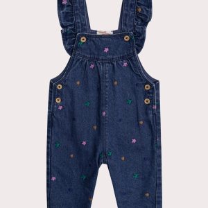 Combinaision denim pour bébé fille