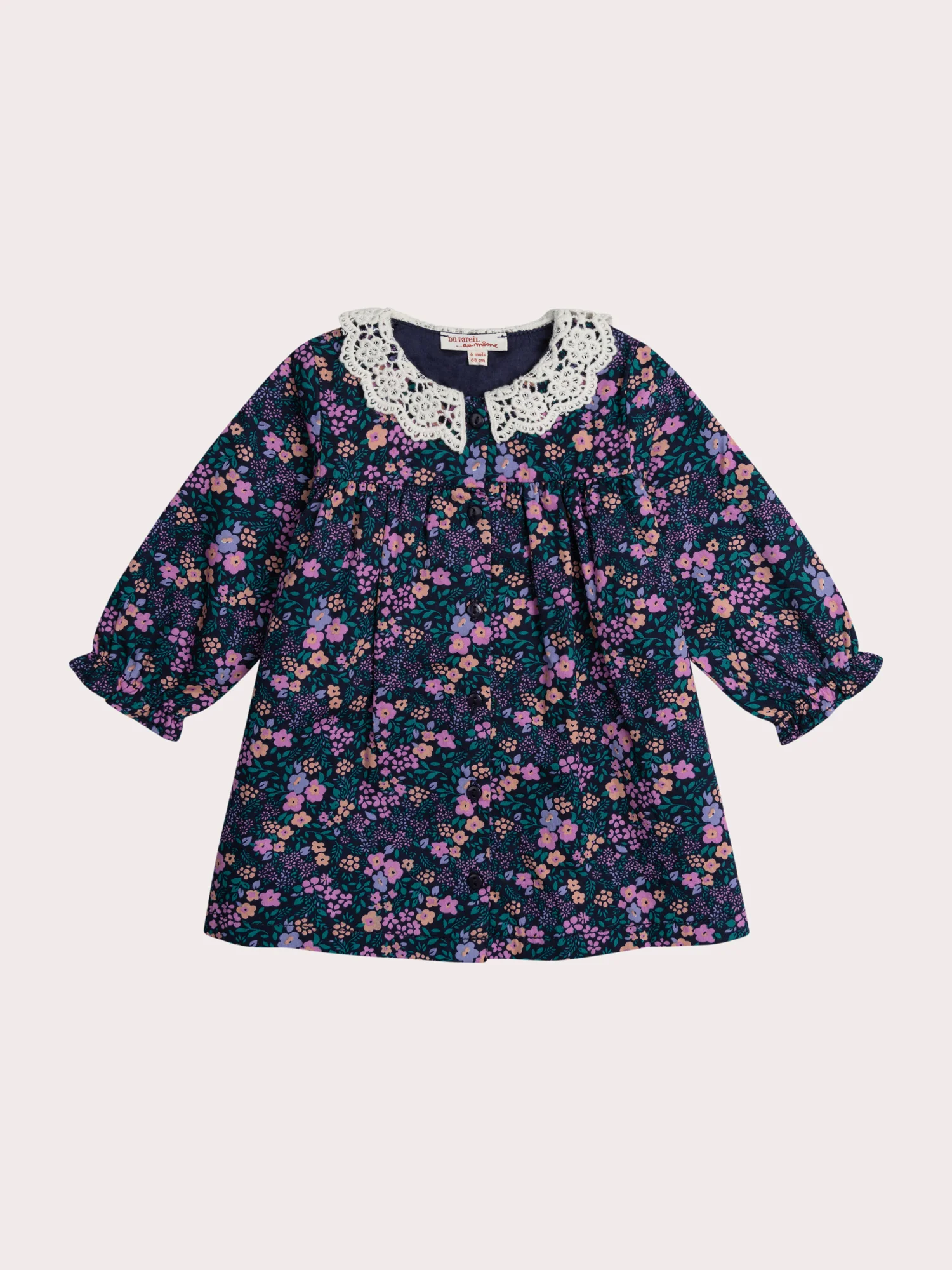 Robe fleurie pour bébé fille