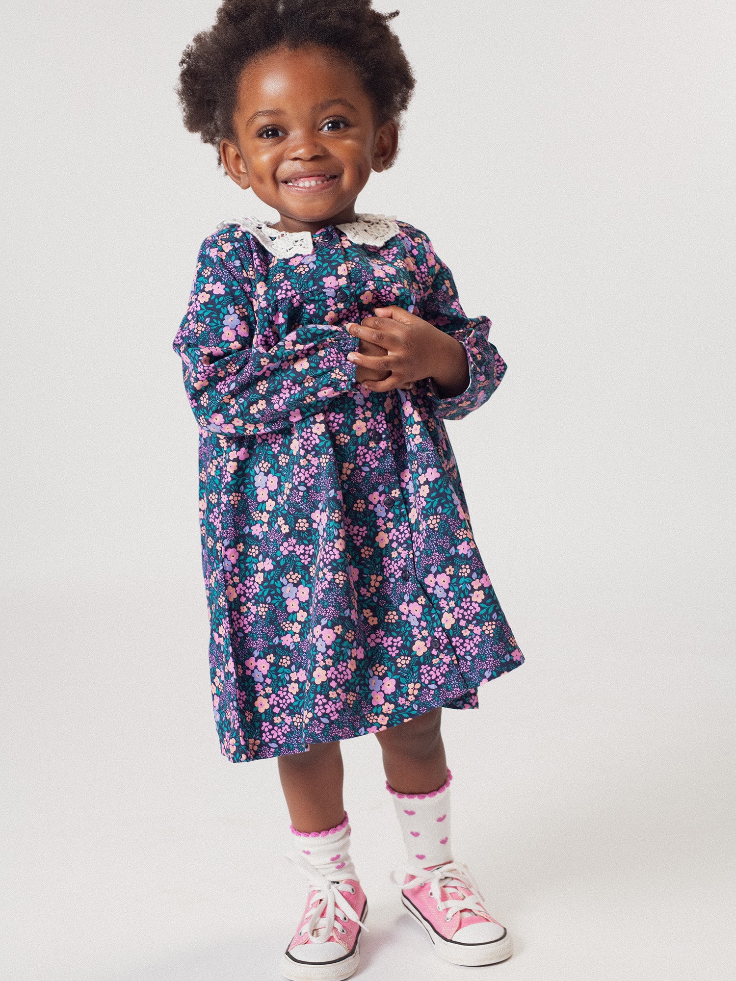 Robe fleurie pour bébé fille – Image 2