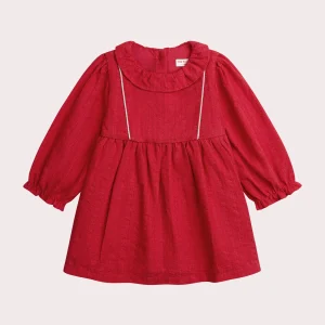Robe rouge pour bébé fille