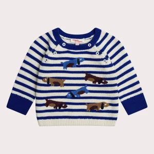 Pull à rayures pour bébé garçon