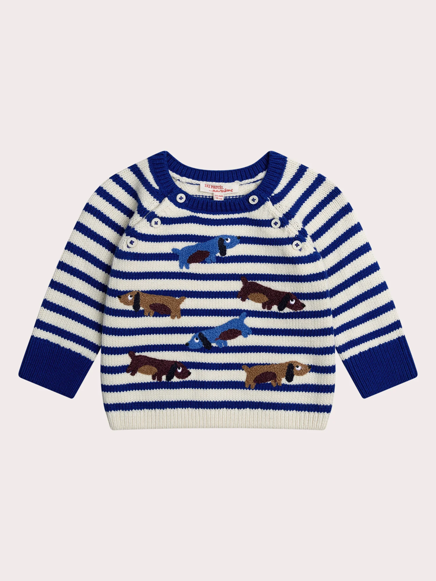 Pull à rayures pour bébé garçon