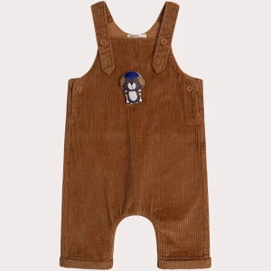 Salopette marron clair pour bébé garçon