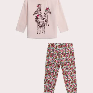 Pyjama zèbre pour enfant fille
