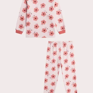 Pyjama fleur à cœur pour enfant fille